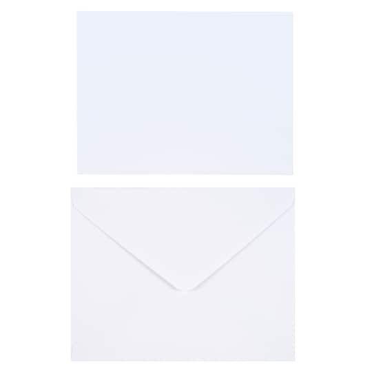 greeting card sleeves michaels Juvale - 7.6 x 5.7 in, Clear, 300 Pack price is per page High-Quality Blank Cards for Crafting